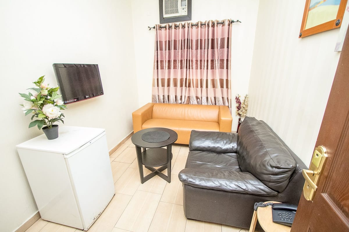1 habitación, ropa de cama de alta calidad y colchones Tempur-Pedic