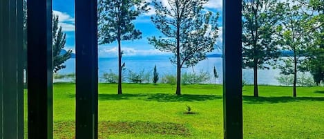 Uitzicht op het meer