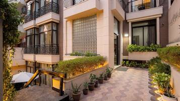 Entrée de l’hébergement