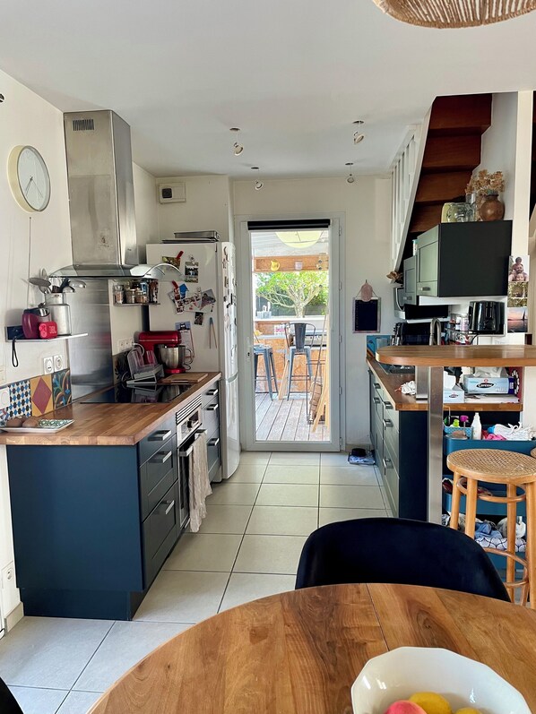 Fridge, microwave, oven, stovetop - Maison, Anglet, Côte Basque (Anglet)