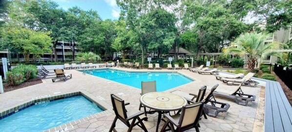 Indoor pool, a heated pool