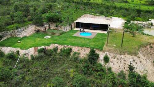 Casa Vista da Serra Perto de Trilhas, Cachoeiras e em Contato com a Natureza