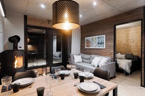 Chalet | Oleskelualue | Älytelevisio