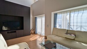 Habitación Deluxe con 2 camas individuales, no fumadores, vistas al mar | Caja fuerte, cortinas opacas, wifi gratis y ropa de cama