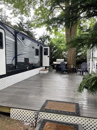 Terrace/patio. Nature's Haven Tiny Home