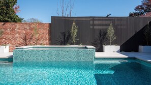Una piscina riscaldata