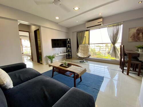 2 BHK Condo Balcony Sea View Bandra