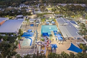 Indoor pool, outdoor pool