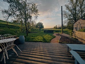 Outdoor dining - Chambre Au Moulin Du Miech (Salvagnac)