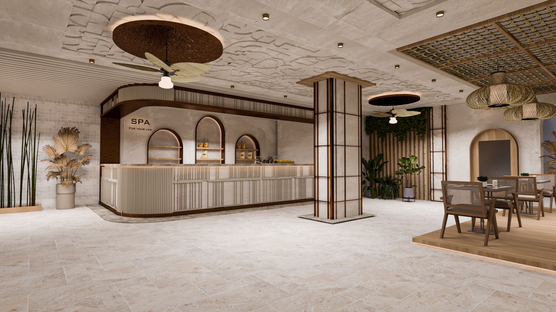 Reception della spa