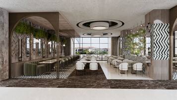 Free daily buffet breakfast