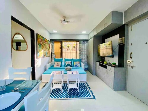 Charming 3 Bed 2 Bath in Bandra West with Balcony
