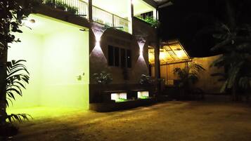 Front of property - evening/night