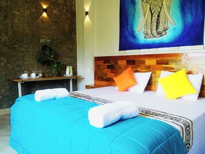 Deluxe Double Room, Mountain View | Egyptian cotton sheets, premium bedding, memory foam beds