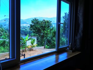 Chambre Double Deluxe, vue montagne | Draps en coton égyptien, literie de qualité supérieure