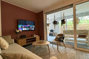 Smart-tv och böcker