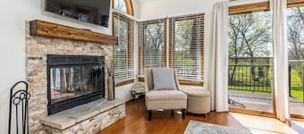 Scenic South Course Villa, Fireplace & loaded w/Style and Owner's Club Access