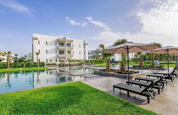 Outdoor pool - Appartement Haut Standing Dar Bouazza - Tamaris - 126m2 (DAR BOUAZZA)