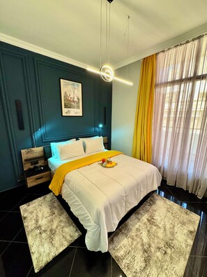 Deluxe Room, Multiple Bedrooms, City View, Tower | Egyptian cotton sheets, premium bedding, pillow-top beds - The Hotel Syracuse (Casablanca)