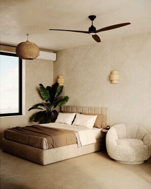 全景双人房, 无烟房, 私人浴室 | 隔音、熨斗/熨衣板、免费 WiFi、床单