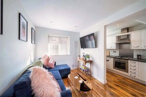 Smart-tv en een kantoor