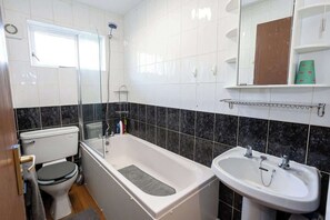 Handdoeken, zeep, shampoo