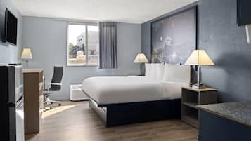 Chambre, 1 très grand lit, non-fumeurs | Wi-Fi gratuit, draps fournis