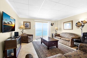 Condo, Multiple Beds (Sans Souci unit 506) | Living area | TV