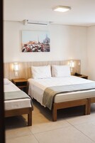 Minibar, sistema de insonorización, wifi gratis y ropa de cama