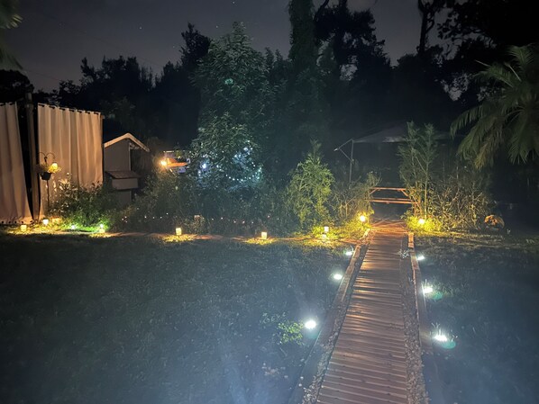 Overnattingsstedets uteområder