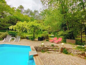 Outdoor pool - Gîtes du Moulin-brijean (Callas)