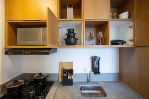 Apartment | Private kitchen | Fridge - Composite Moema (São Paulo)