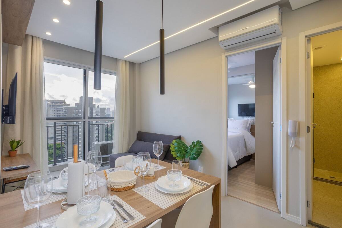 Eenvoudig appartement | 2 slaapkamers, gratis wifi