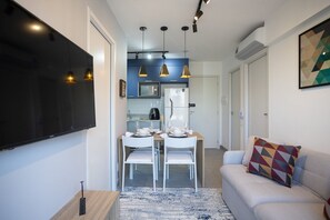 Apartment | Living area | TV - Composite Moema (São Paulo)