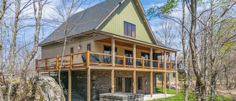 Façade de l’hébergement