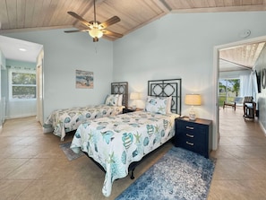 2 bedrooms, iron/ironing board, travel cot, free WiFi