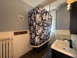 Secador de pelo, toallas, jabón, shampoo