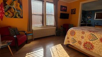 1 bedroom, iron/ironing board, travel crib, free WiFi