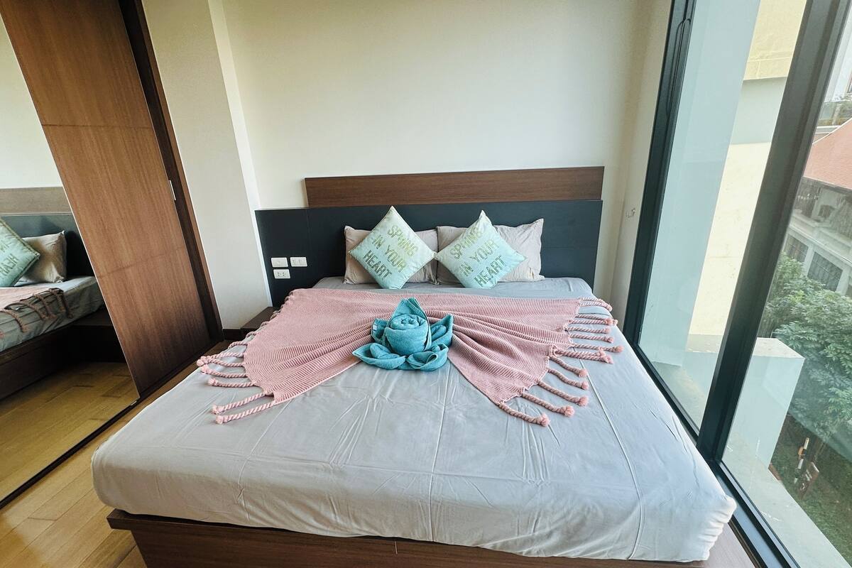 Appartement « Premier », plusieurs lits, non-fumeurs, vue ville | Wi-Fi gratuit