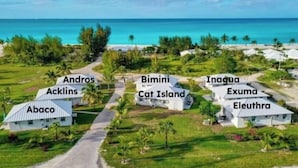 Exterior - Golf Cart Included, Andros Villa, Treasure Cay, Bahamas, 100 yards from beach (Treasure Cay)
