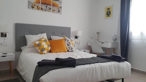 In-room safe, desk, laptop workspace, blackout curtains - Casa Rainbow - Boutique B&B (Mojacar)