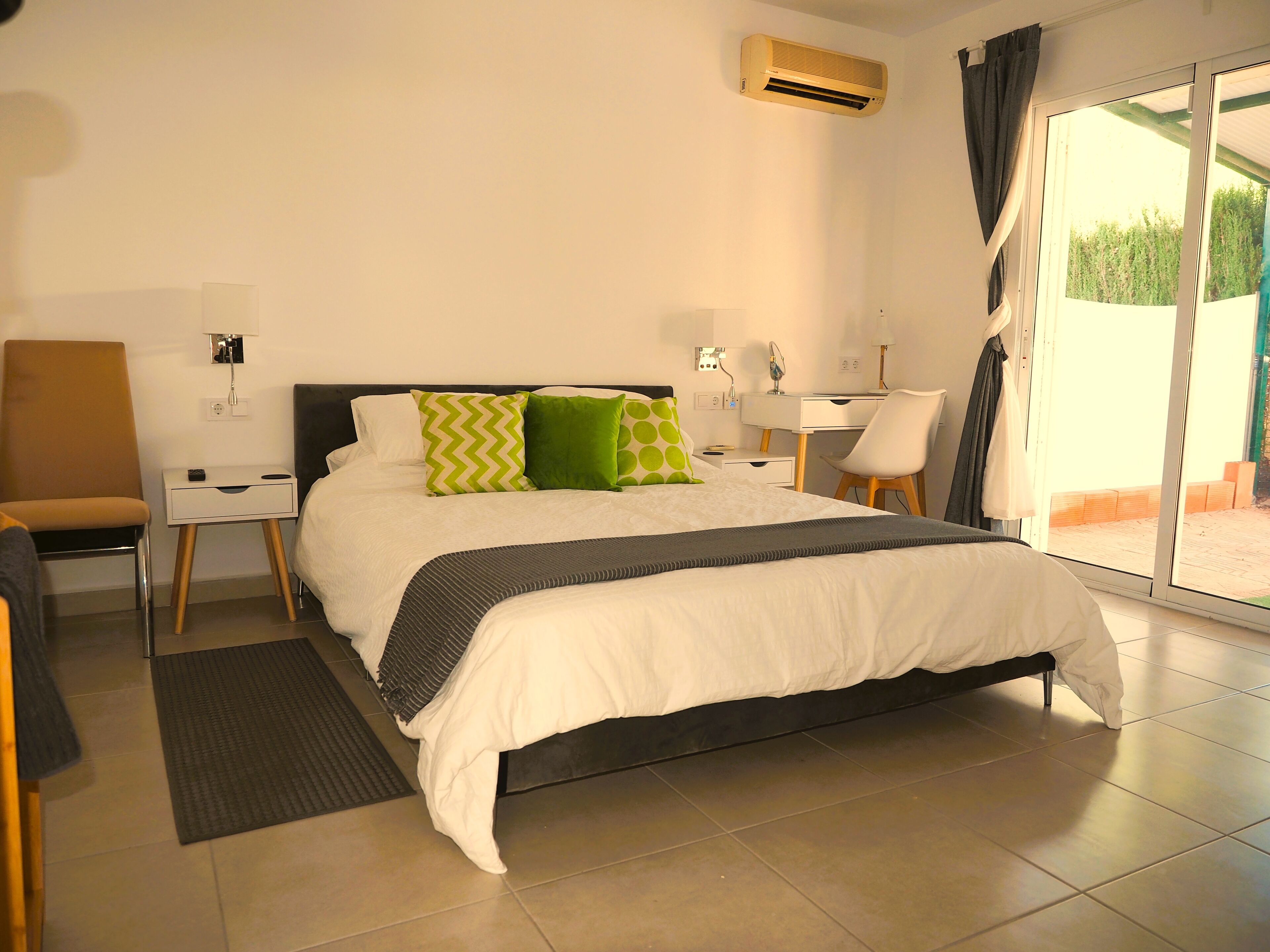 In-room safe, desk, laptop workspace, blackout curtains