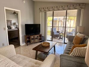 Smart TV, table tennis, books