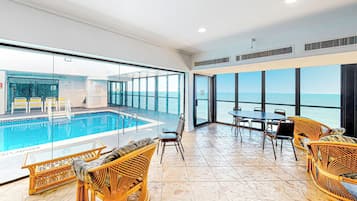 Una piscina riscaldata