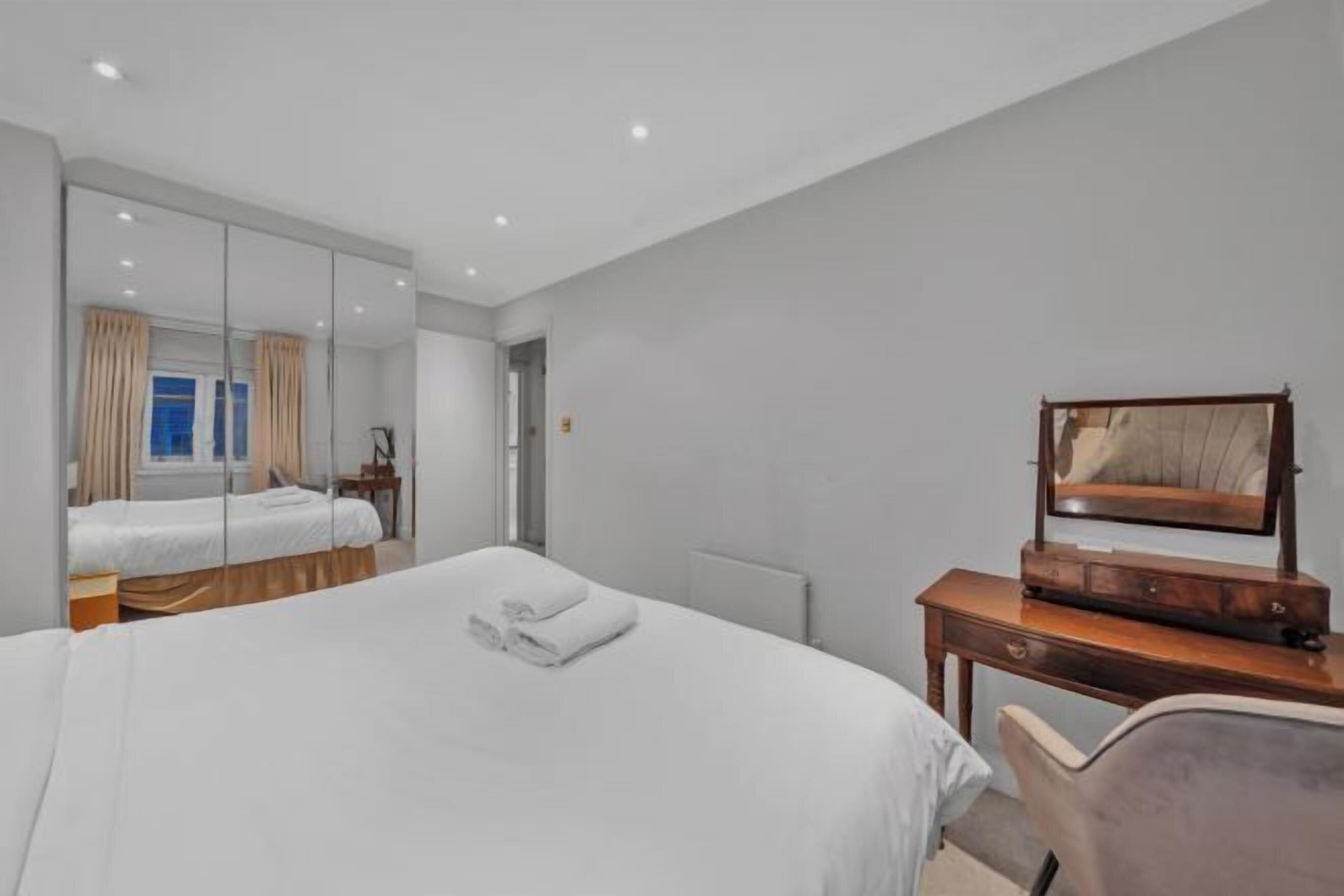 Desk, blackout curtains, iron/ironing board, free WiFi