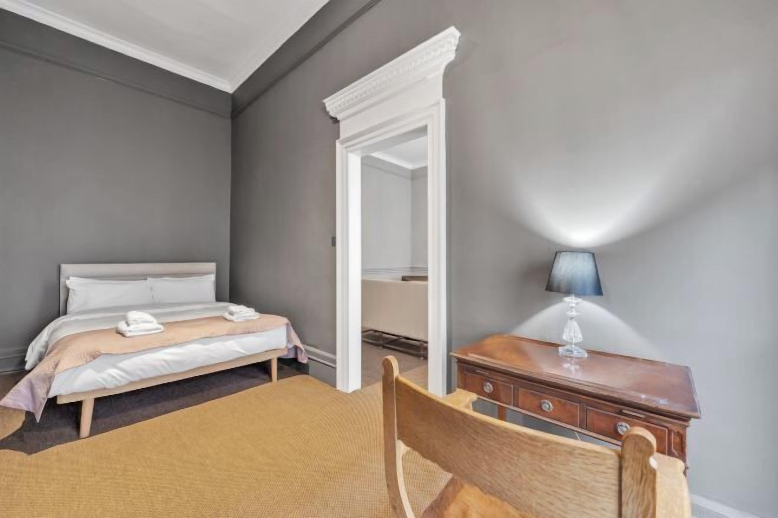 Desk, blackout curtains, iron/ironing board, free WiFi