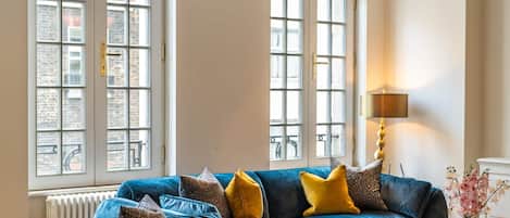 Superior Apartment, 2 Bedrooms | Living area | 40-inch LCD TV with digital channels