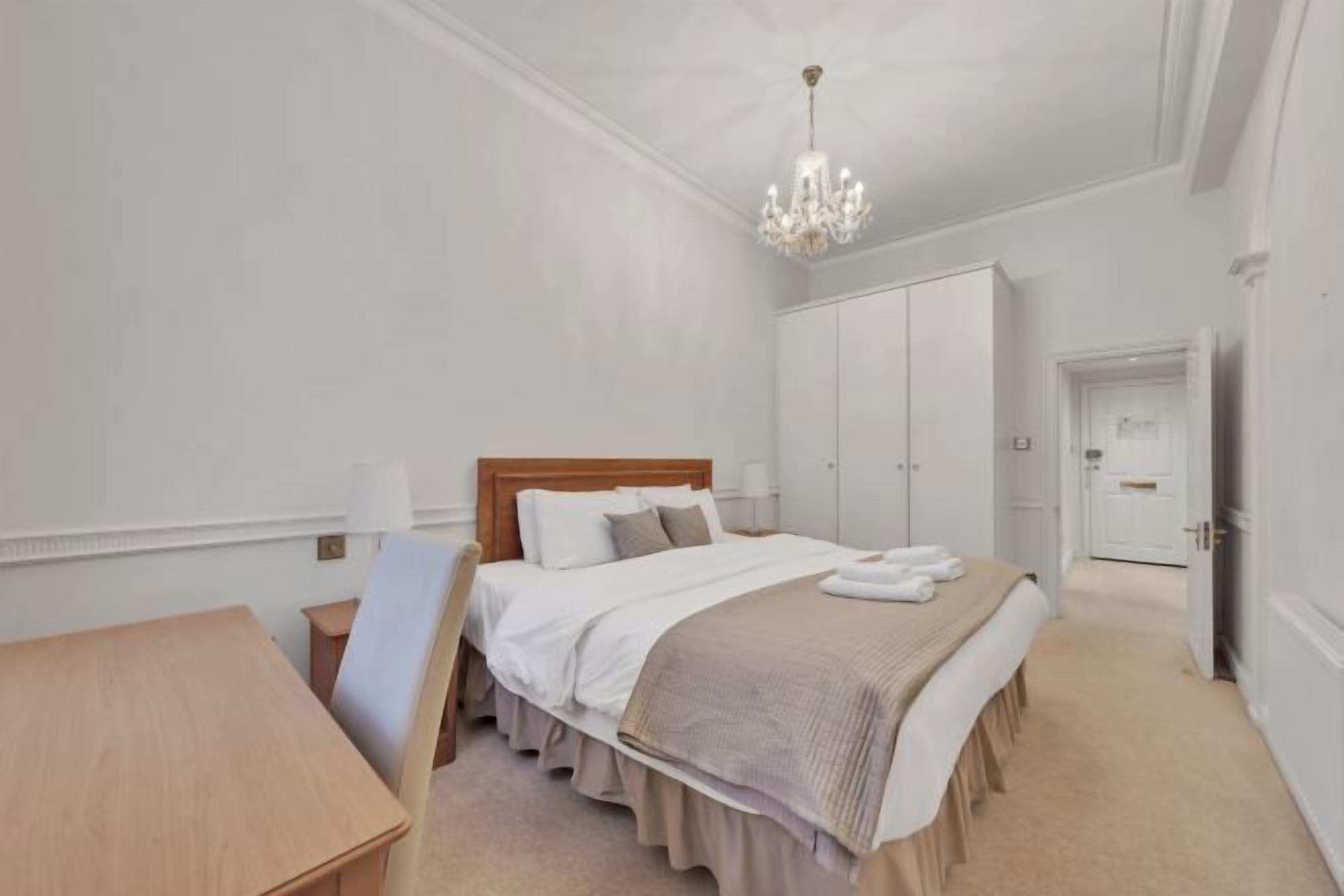 Desk, blackout curtains, iron/ironing board, free WiFi