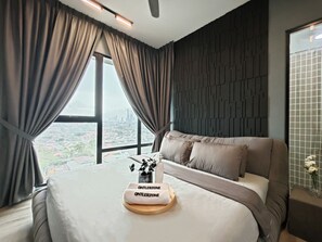 Departamento superior | Escritorio, wifi gratis y ropa de cama 