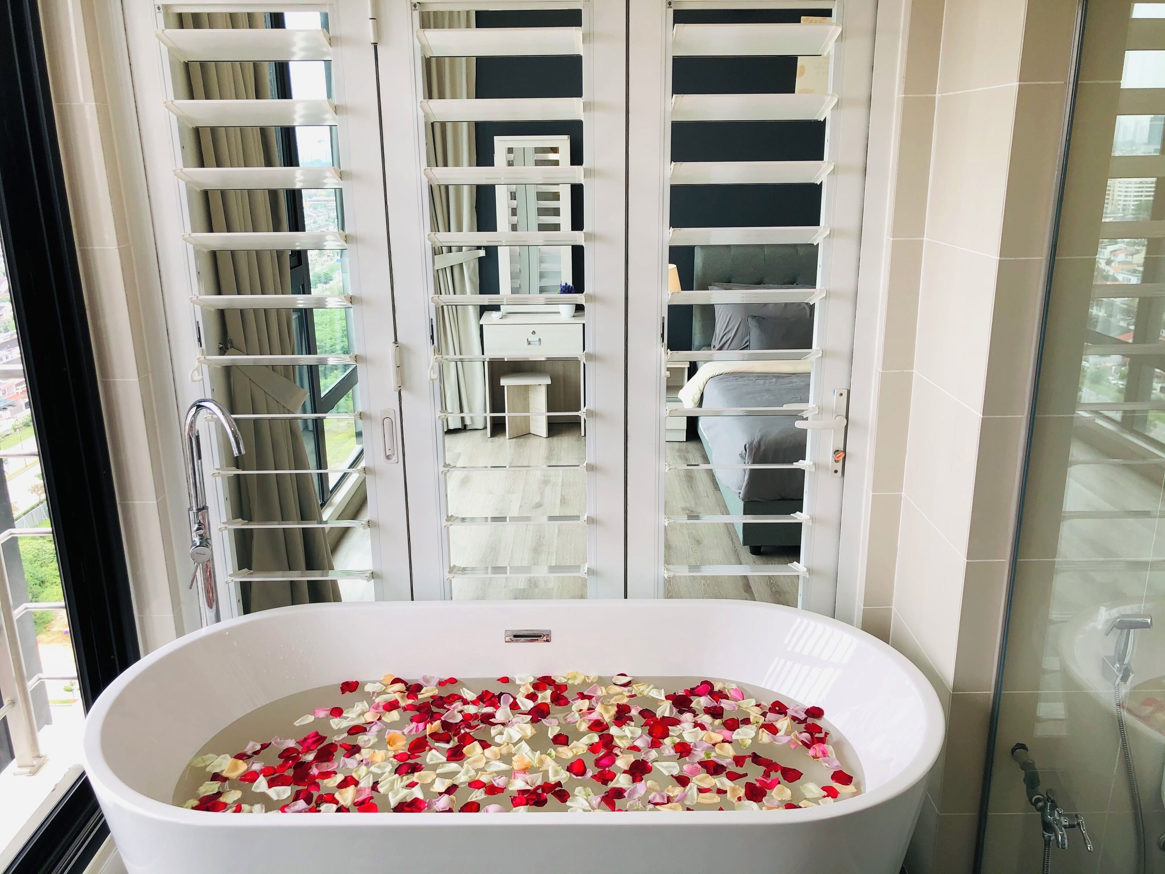 Departamento familiar | Baño | Amenidades de baño gratuitas, secadora de cabello, toallas 